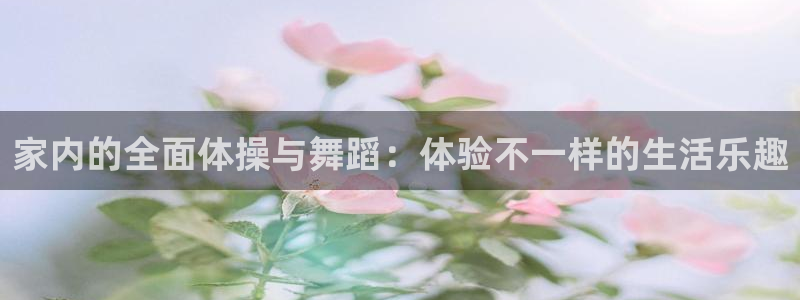 家内的全面体操与舞蹈：体验不一样的生活乐趣