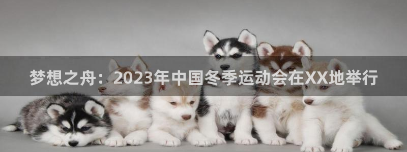 梦想之舟：2023年中国冬季运动会在XX地举行