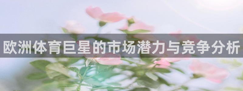 欧洲体育巨星的市场潜力与竞争分析