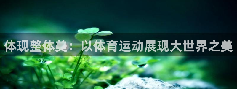体现整体美：以体育运动展现大世界之美